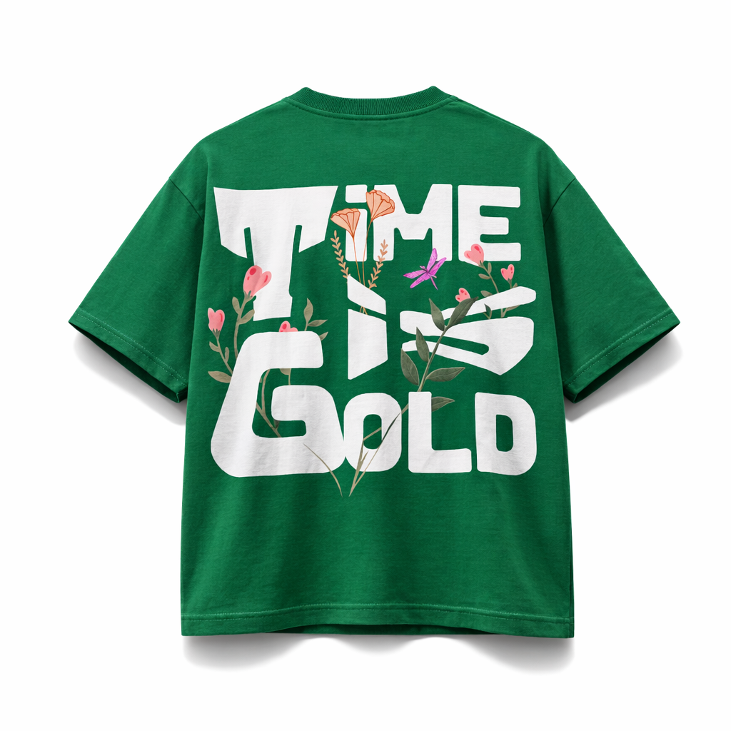 How to Style a Green Oversized T-Shirt by Grahite