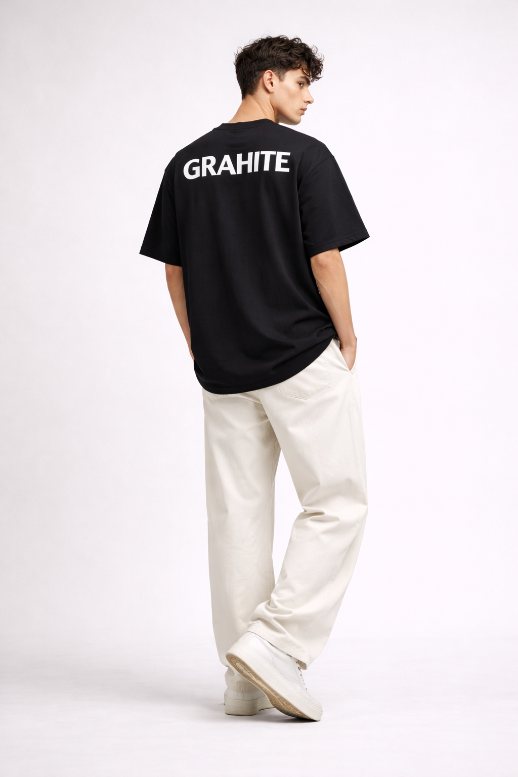 GRAHITE 260 GSM premium oversized t shirt back print heavyweight streetwear India