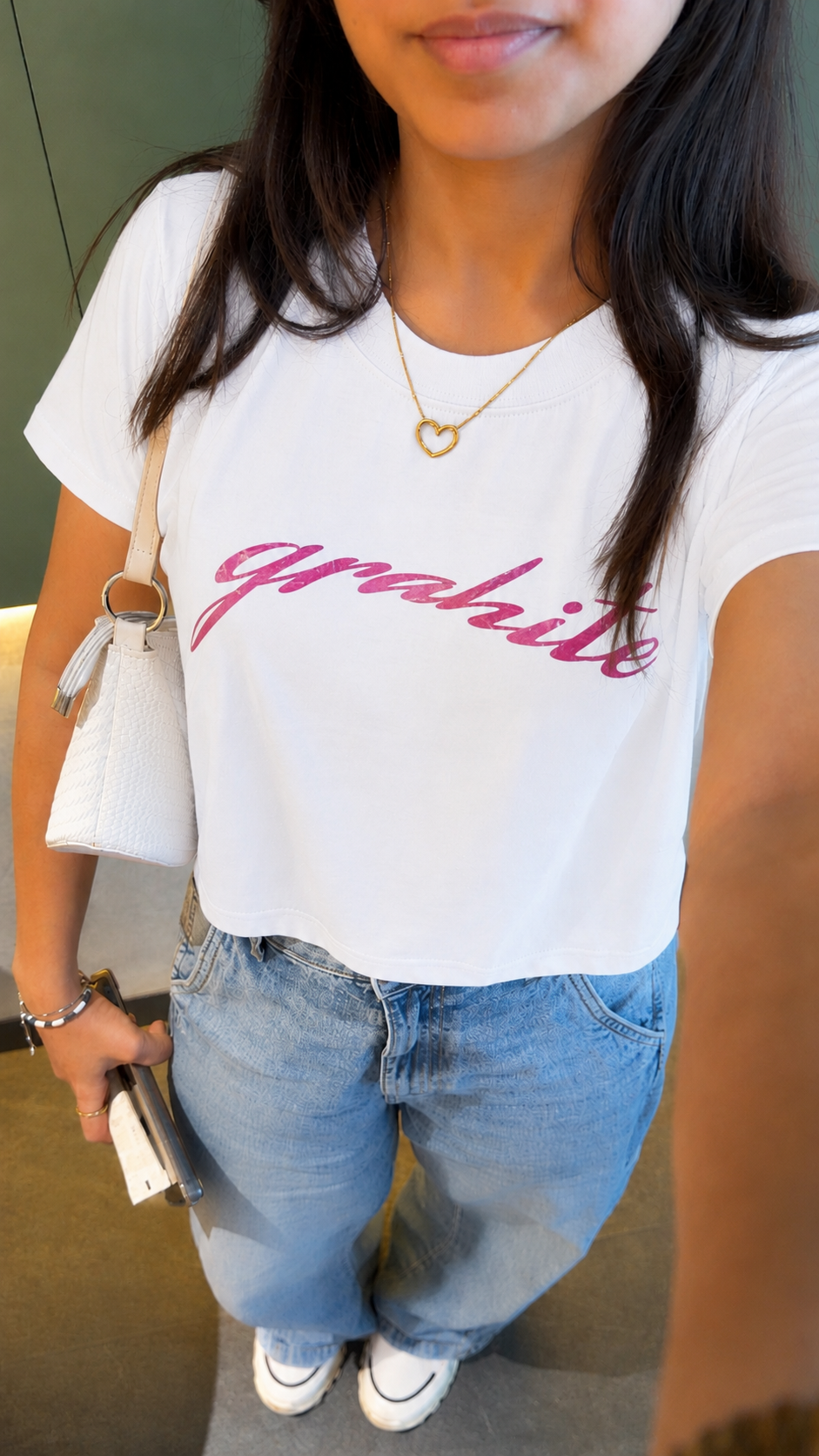 Signature Baby Tee – White
